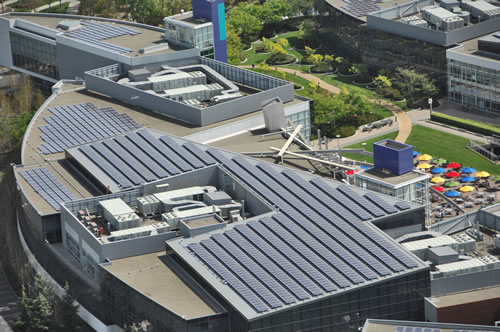 Google HQ, Mountain View, Solar Panel